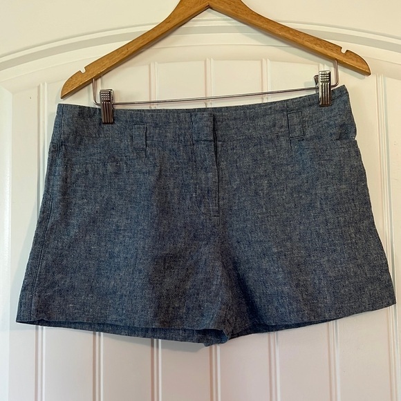 LOFT Linen Blend Shorts Size 4 - Picture 1 of 4